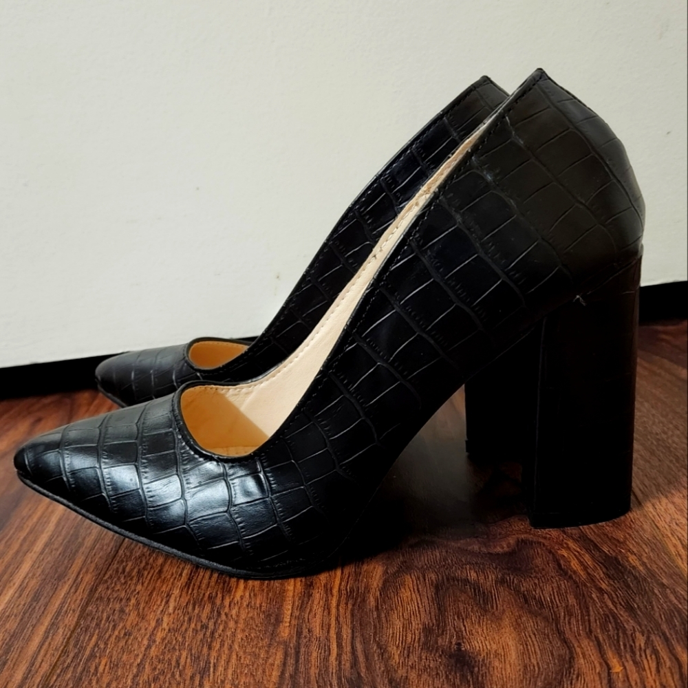 Black heels